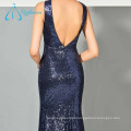 High Quality Backless Sequined Wholesale Led Lights Prom Dress